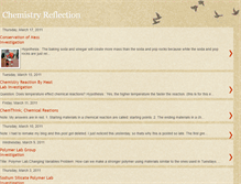 Tablet Screenshot of chemistryreflectionmcarlson.blogspot.com