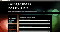 Desktop Screenshot of boombmusic.blogspot.com