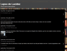 Tablet Screenshot of lapsodelucidez.blogspot.com