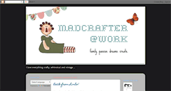 Desktop Screenshot of madcrafteratwork.blogspot.com