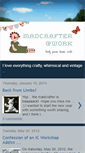 Mobile Screenshot of madcrafteratwork.blogspot.com