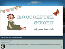 Tablet Screenshot of madcrafteratwork.blogspot.com
