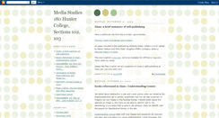 Desktop Screenshot of mediastudieshunter.blogspot.com