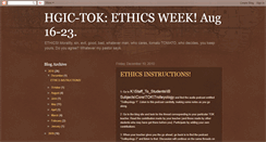 Desktop Screenshot of hgictok.blogspot.com