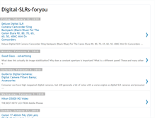 Tablet Screenshot of digital-slrs-foryou.blogspot.com