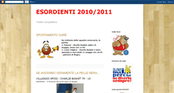 Desktop Screenshot of esordienti2010.blogspot.com