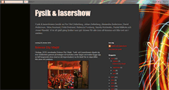 Desktop Screenshot of fysikochlasershow.blogspot.com