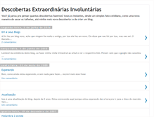 Tablet Screenshot of descobertasextras.blogspot.com