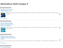 Tablet Screenshot of matematicauneb.blogspot.com