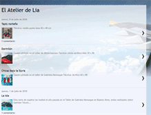 Tablet Screenshot of elatelierdelia.blogspot.com