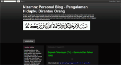 Desktop Screenshot of nizamnz.blogspot.com