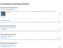 Tablet Screenshot of communitylearningcentres.blogspot.com