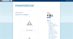 Desktop Screenshot of nicemotorcar.blogspot.com