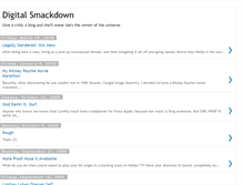 Tablet Screenshot of digitalsmackdown.blogspot.com