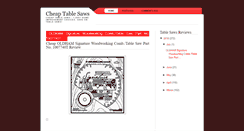 Desktop Screenshot of cheaptablesaws.blogspot.com
