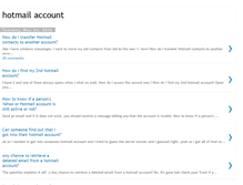 Tablet Screenshot of hotmail-account14.blogspot.com