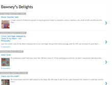 Tablet Screenshot of dawneys-delights.blogspot.com