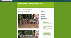 Desktop Screenshot of centenaryconference.blogspot.com