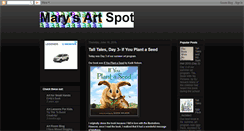 Desktop Screenshot of marysartspot.blogspot.com