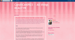 Desktop Screenshot of candiicee23.blogspot.com