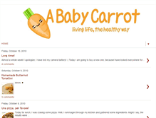 Tablet Screenshot of ababycarrot.blogspot.com