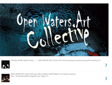 Tablet Screenshot of openwatersartcollective.blogspot.com