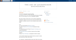 Desktop Screenshot of loudspeaker-engineering.blogspot.com