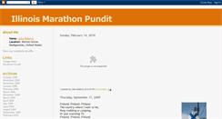 Desktop Screenshot of illinoismarathonpundit.blogspot.com