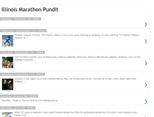 Tablet Screenshot of illinoismarathonpundit.blogspot.com