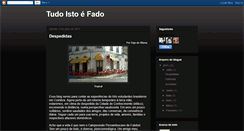 Desktop Screenshot of istoefado.blogspot.com