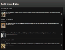 Tablet Screenshot of istoefado.blogspot.com