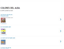 Tablet Screenshot of colores-del-alba.blogspot.com