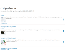 Tablet Screenshot of opensourcelatino.blogspot.com