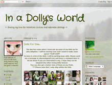 Tablet Screenshot of in-a-dollys-world.blogspot.com