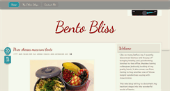 Desktop Screenshot of bentobliss.blogspot.com