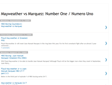 Tablet Screenshot of floydmayweatherjrvsjuanmanuelmarquez.blogspot.com