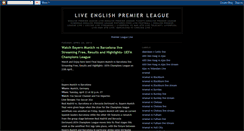 Desktop Screenshot of live-epl.blogspot.com