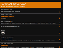 Tablet Screenshot of naranjasparajugo.blogspot.com