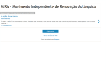 Tablet Screenshot of mira-independente.blogspot.com