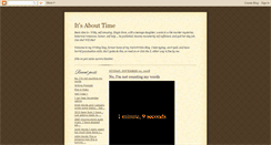 Desktop Screenshot of its-about-time.blogspot.com