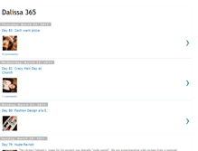 Tablet Screenshot of dalissa365.blogspot.com