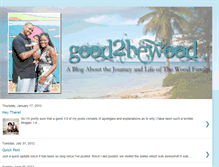 Tablet Screenshot of good2bewood.blogspot.com