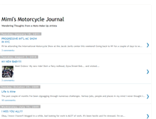 Tablet Screenshot of mimismotorcyclejournal.blogspot.com