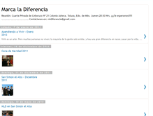 Tablet Screenshot of markaladiferencia.blogspot.com