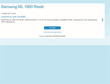 Tablet Screenshot of ml1660reset.blogspot.com