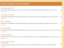 Tablet Screenshot of nosmartmetersflorida.blogspot.com