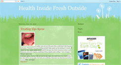 Desktop Screenshot of healthinsidefreshoutside.blogspot.com