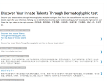 Tablet Screenshot of discoverinnatetalents.blogspot.com