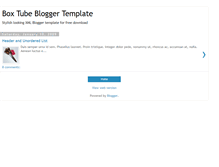 Tablet Screenshot of boxtube-btf.blogspot.com