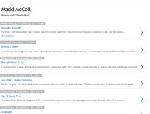 Tablet Screenshot of maddmccoll.blogspot.com
